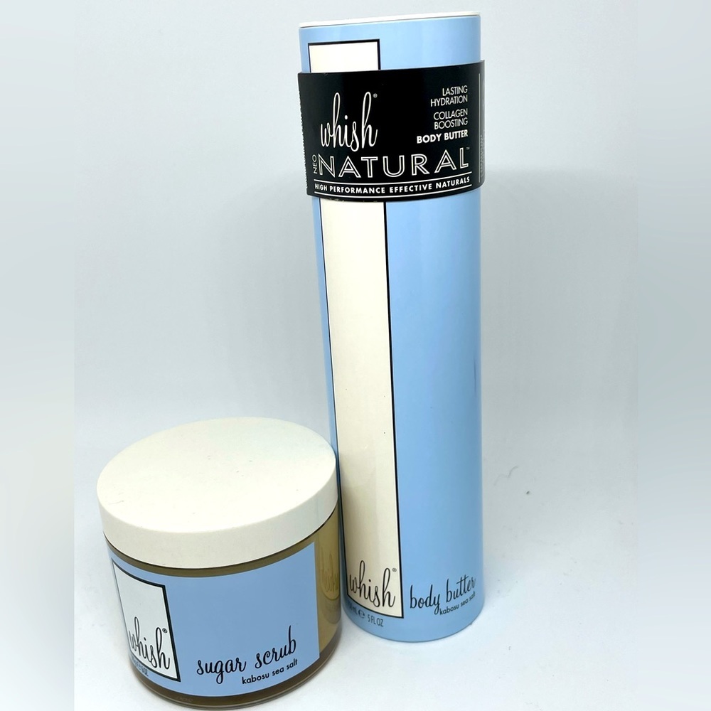 WHISH Sugar Scrub & Body Butter Bundle Kabosu Sea Salt